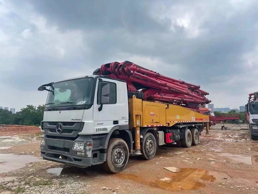 Máy bơm bê tông xe tải 52m đã qua sử dụng 38t, Máy bơm bê tông gắn liền mới