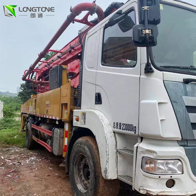 Máy bơm bê tông xe tải 180m³ đã qua sử dụng, Xe bơm bê tông diesel có bùng nổ