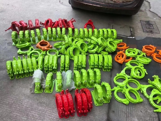 Phụ tùng máy bơm bê tông Schwing, Kẹp ống bê tông cao su