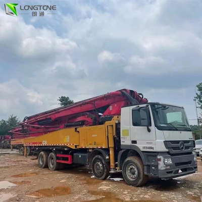 Máy bơm bê tông xe tải 52m đã qua sử dụng 38t, Máy bơm bê tông gắn liền mới