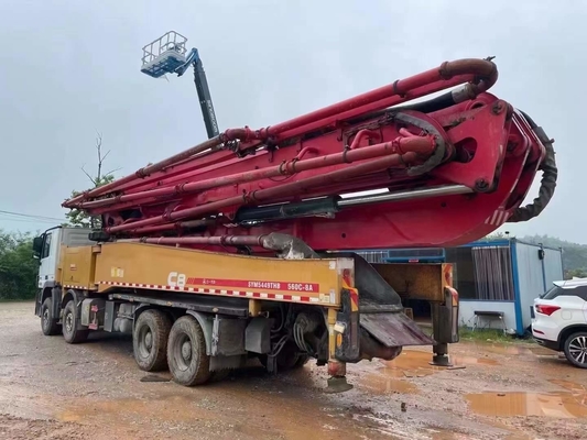 Máy bơm bê tông xe tải 52m đã qua sử dụng 38t, Máy bơm bê tông gắn liền mới