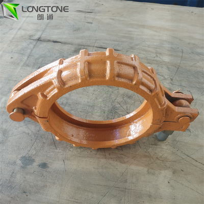 Kẹp bơm bê tông LONGTONE Đúc tranh Kim loại Kẹp chụp 40Cr Thép OEM
