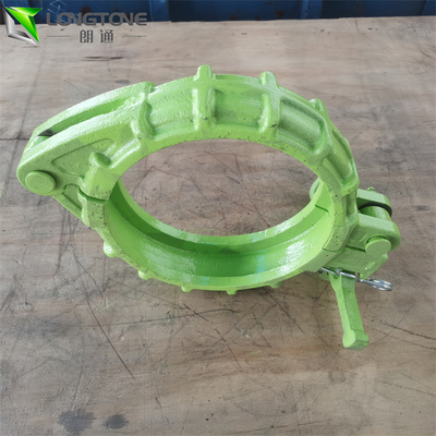 Kẹp bơm bê tông 5Inch Snap Chống mài mòn Khớp nối kẹp ống Dn125