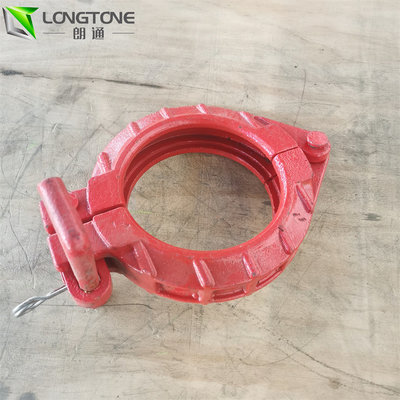 Kẹp bơm bê tông hình nêm 5,5 inch Khớp nối ống bê tông Kẹp ống cho đường ống