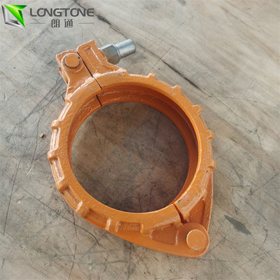 Kẹp bơm bê tông hình nêm 5,5 inch Khớp nối ống bê tông Kẹp ống cho đường ống