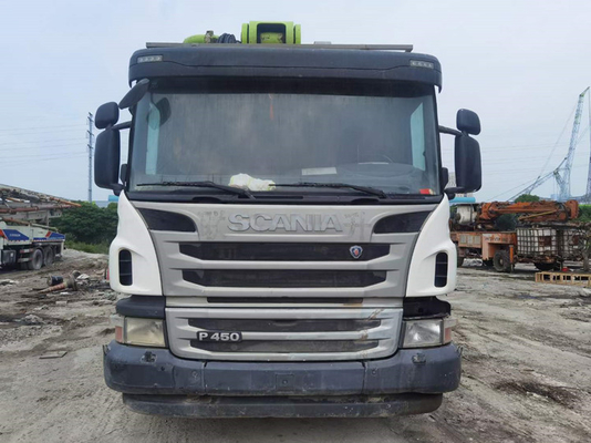 Máy móc Zoomlion Xe bơm bê tông được sử dụng, Máy bơm bê tông gắn trên xe tải 56m
