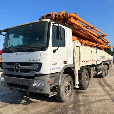 Máy móc Zoomlion Xe bơm bê tông được sử dụng, Máy bơm bê tông gắn trên xe tải 56m