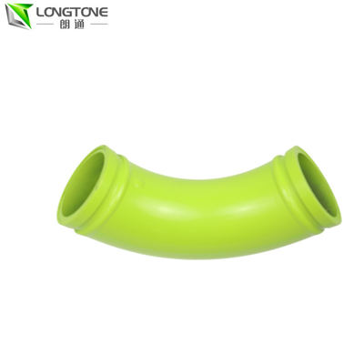 Bộ phận bơm bê tông uốn cong Sany, Đúc đôi tường khuỷu DN125 X R1000 / 500 X 45
