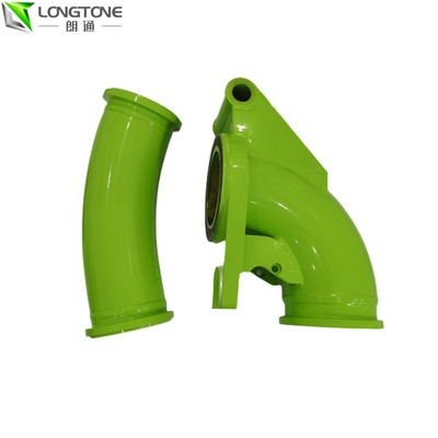 Bộ phận bơm bê tông Putzmeister Đầu ra khuỷu tay Đúc 7 inch