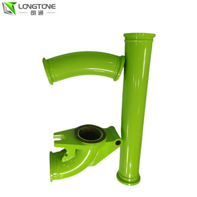 Bộ phận bơm bê tông Sermac Đầu tiên Đúc khuỷu 7 inch Lớp kép