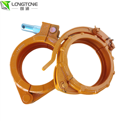 PM DN125 Máy bơm bê tông rèn Kẹp Phụ kiện ống bề mặt mạ kẽm Kẹp