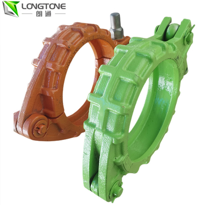 Bộ phận máy trộn bê tông tùy chỉnh, Kẹp lắp ống bu lông 5,5 inch