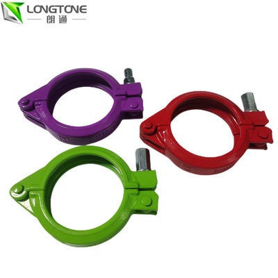 Bộ phận bơm bê tông Putzmeister bằng thép đúc, Kẹp ống bơm bê tông nhanh chóng