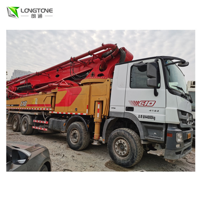 Máy bơm bê tông xe tải động cơ diesel 36m đã qua sử dụng cho tối đa. Chiều cao giao hàng