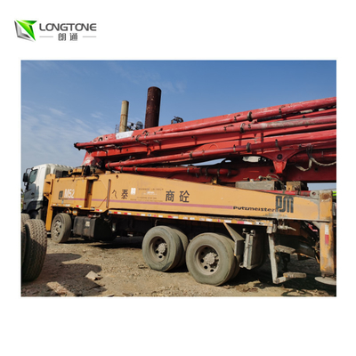 Máy Bơm Bê Tông Gắn Xe Tải Putzmeister 52m 4 Trục