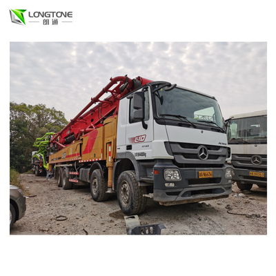 Xe bơm bê tông Putzmeister đã qua sử dụng với máy bơm 37/42/52m