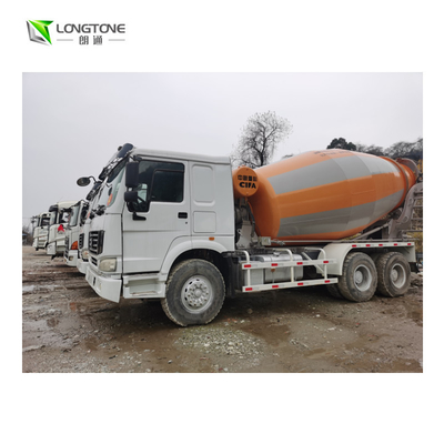 Xe trộn bê tông xi măng Howo Trung Quốc đã qua sử dụng 8m3 10m3 12m3 6x4
