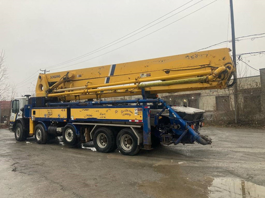 Xe tải bơm bê tông cần trục khớp nối HB56K 56m thương hiệu hàng đầu