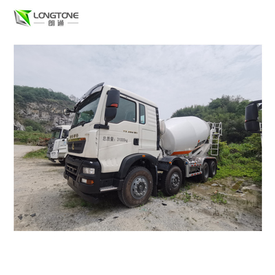 Máy trộn bê tông cũ tự động hạng nặng với máy bơm chạy bằng động cơ diesel