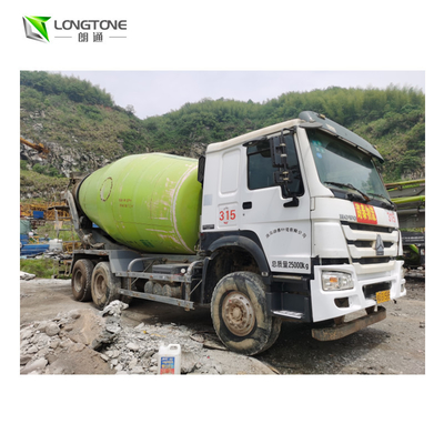 Máy trộn bê tông cũ tự động hạng nặng với máy bơm chạy bằng động cơ diesel