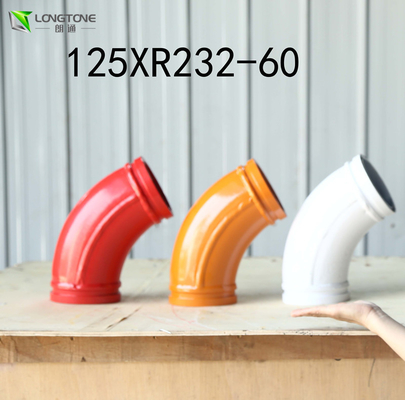 Khuỷu tay ống bê tông DN125 DN150 Giảm trọng lượng Màu đỏ trắng màu vàng