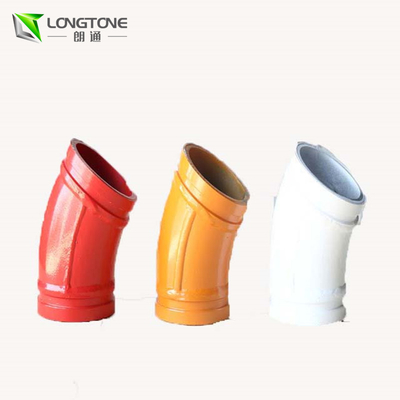 OEM 90 độ ống xoay bê tông uốn cong / khuỷu tay cho xe tải bơm bê tông
