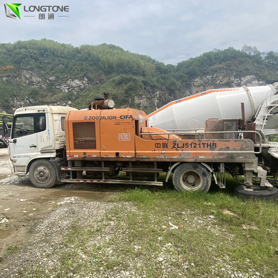 Vận chuyển tốc độ cao Máy bơm đường bê tông đã qua sử dụng Máy bơm bê tông thành phố HBT90.18.199RSU