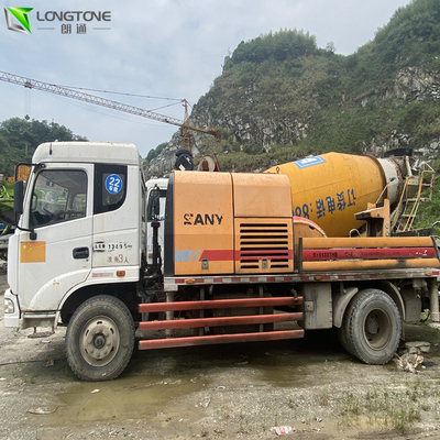 Xe tải gắn máy bơm bê tông đã qua sử dụng, máy bơm bê tông công nghiệp 186Kw