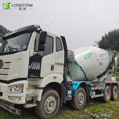 Lái xe tay trái Xe trộn được sử dụng 10 M3 Máy trộn bê tông vận chuyển bê tông tải trọng cao